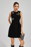Salma - Black Butterflies Mini Dress
