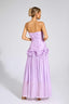 Perdita - Purple Ruffled Maxi Dress