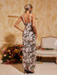 Marylin - Flower Sequin Maxi Dress
