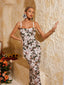Marylin - Flower Sequin Maxi Dress