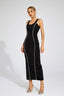Clementine - Black Pearls Maxi Dress