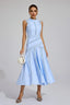 Antonina - Blue Lace Maxi Dress