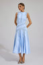 Antonina - Blue Lace Maxi Dress