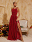 Salome - Backless Ruched Maxi Dress